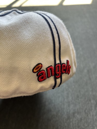 Los Angeles Angels Baseball Cap Fitted 7 7/8 American Needle Pinstripe MLB - Picture 5 of 7
