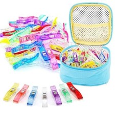 Large Sewing Clips Fabric Clips 50PCS Jumbo Quilt Clips for Quilting Assorted...