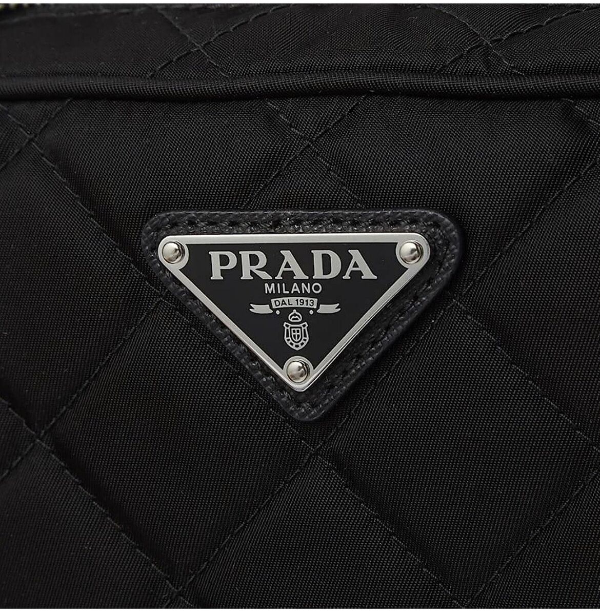 BM Shopping - PRADA Tessuto Impuntu Bandoliera Top Handle