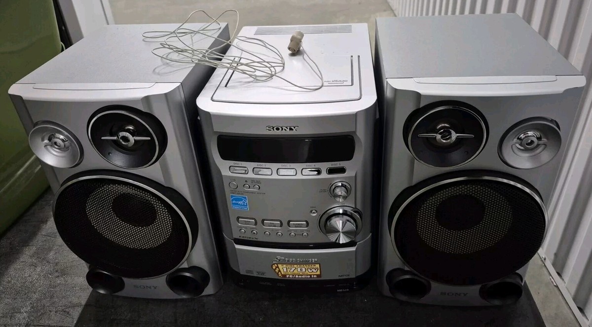 Sony CMT-HPZ9 System 5 Disc Changer Cassette AM/FM | eBay