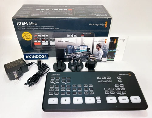 Blackmagic Design ATEM Mini HDMI Live Stream Switcher Working Not pro