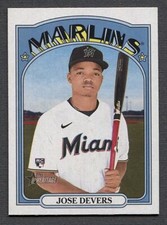 2021  Topps Heritage  #670 Jose Devers RC