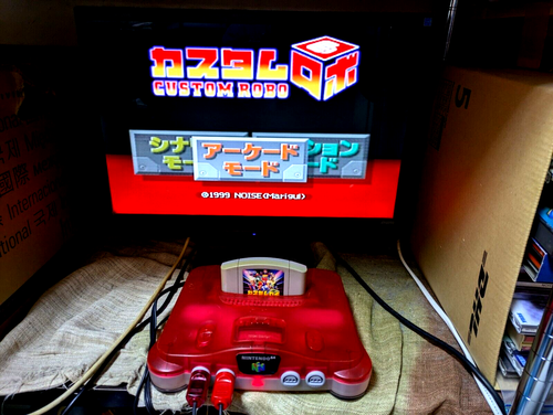 Nintendo 64 Region Free Console Clear Red Mario Kart 64 N64 japan - Picture 16 of 24