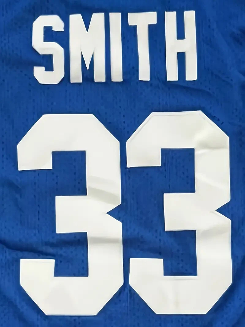 MTV Will Smith #33 Basketball Jersey Stitched Fresh Prince Blue