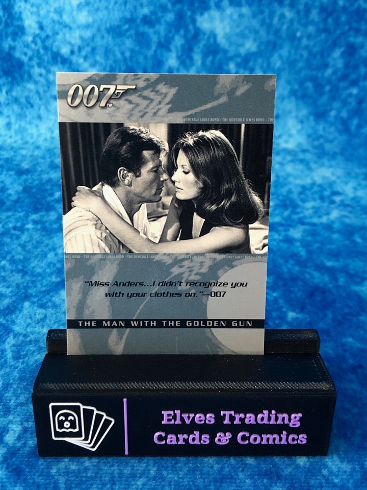 James Bond The Quotable James Bond SINGLE NonSport Trading card