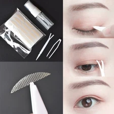 240x Gauze Mesh-Lace Invisible Double-fold Eyelid Sticker Invisible Eyelid Tape✔