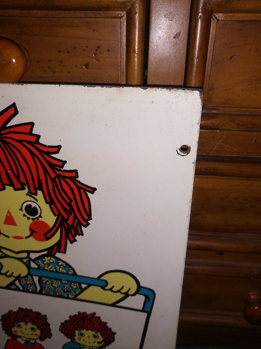 Vintage Raggedy Ann & Andy Toy Moving Co Sign | eBay