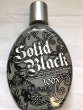 Millenium Tanning Solid Black Bronzer Tanning Bed Lotion 100x, 13.5Oz Free Ship 