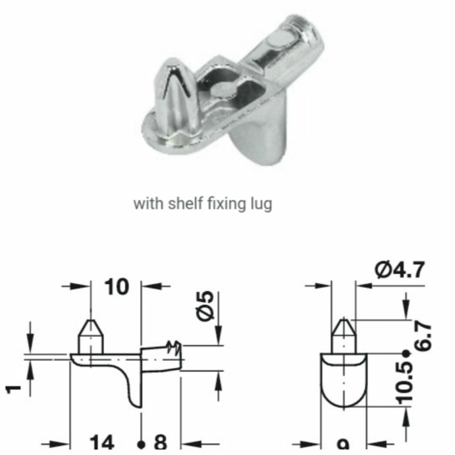 5mm Shelf Support Pins - Adjustable Studs For Kitchen Cabinet \u0026 Cupboard  Shelves, image size:1500x1500