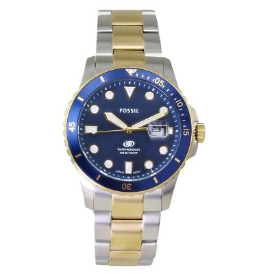 Fossil FS6034 Blue Dive Herren Uhr   42  mm Ø   Neu OVP