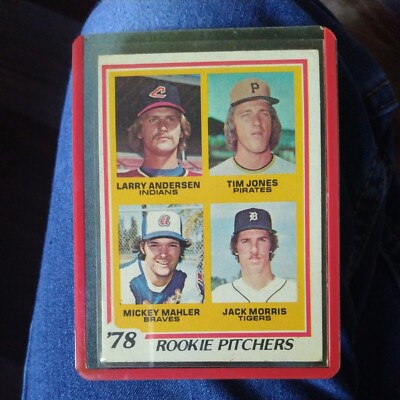 1978 Topps - Rookie Pitchers #703 Jack Morris, Larry Andersen, Tim Jones (RC)