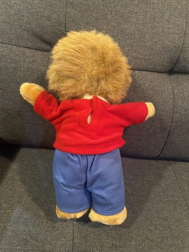 Vintage 1984 Berenstain Bears 11” Brother Bear Vinyl Plush Doll EUC BS - Picture 2 of 4