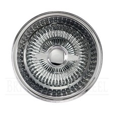 13x7 Reverse 100 Spoke Straight Lowrider Wire Wheel Cap Adapter Single