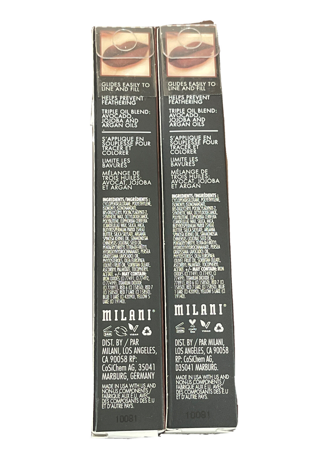 SET OF 2 Milani Understatement Lip Liner 0.012oz 180 RICH COCOA eBay