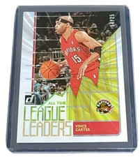 2020-21 DONRUSS BASKETBALL VINCE CARTER NO. 10 LEAGUE LEADERS LASER /25