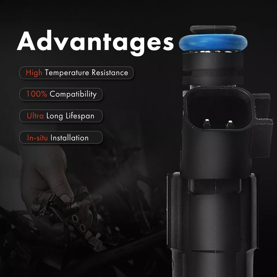 6x Inyector de combustible para Chevrolet Equinox 05-09 Pontiac Torrent 06-09 3,4 L OHV gasolina Foto 4 de 4