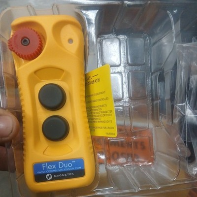 Flex Duo Hoist Radio Remote Control System NEW - Magnetek - Flex-Duo-MRX-102-1T