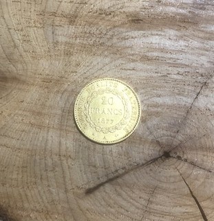 20 Francs Or Génie 1877