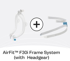 ResMed AirFit F30i Frame with Hose Elbow Standard  Headgear