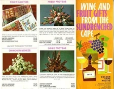 Golden Cape Fruits Company  Brochure Cape Town South Africa 1970
