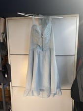 Guess Baby Blue Halter Dress Size 0