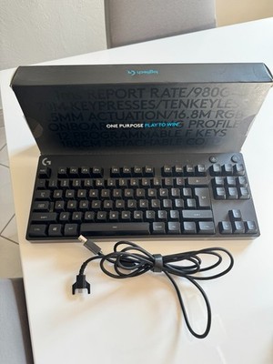 Logitech G Pro Gaming Tastatur TKL RGB-US INTL Romer-G Switch   mechanisch  OVP