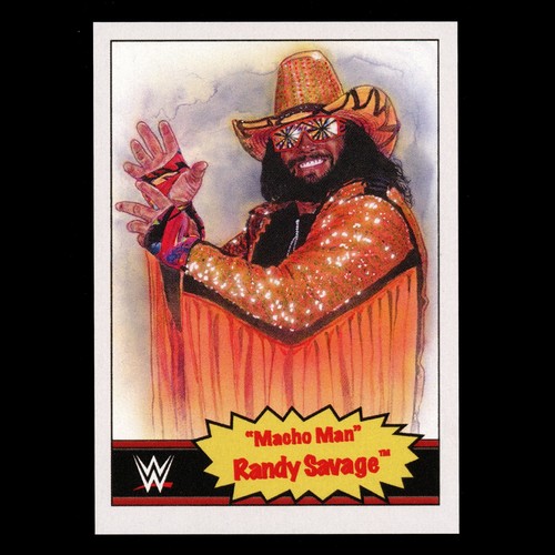 Macho Man Randy Savage #50 — 2021 Topps Living WWE wrestling card