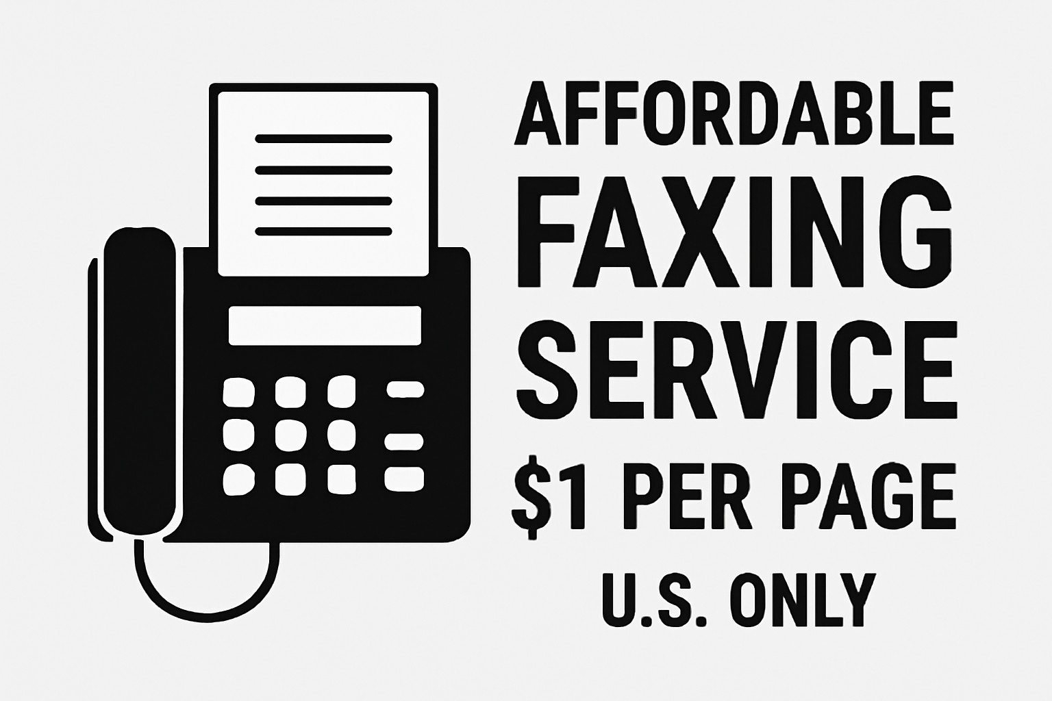 Send a Fax – $1.25 Per Page | Fast & Secure Fax Service (USA ONLY)