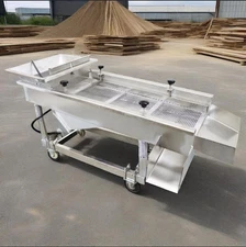 220V Electric Vibrating Sifter with 10mm Sieve 1-Layer 150W Shaker Medium-sized