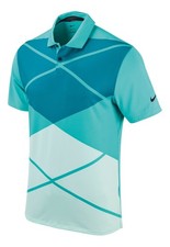 Nike Vapor Argyle Print Polo DH0609 - Soft Stretchy Tee Dri-fit Technology