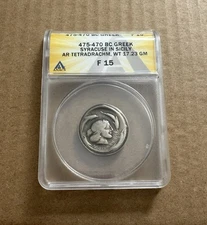 Syracuse, Sicily 475-470 BC GREEK SILVER TETRADRACHM, Anacs F15