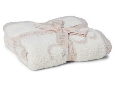 Barefoot Dreams CozyChic ABC Baby Blanket Stone Cream