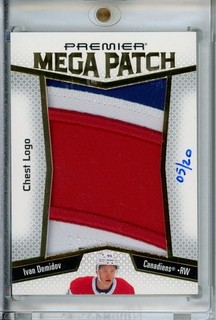 2025 26 Upper Deck Premier IVAN DEMIDOV Mega Patch Chest Logo /20