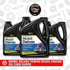 Aceite de motor diésel mezcla sintética súper resistente Mobil Delvac 1300 15W-40