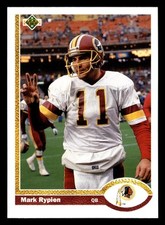 Mark Rypien 1991 Upper Deck #280 Washington Redskins FOOTBALL *081