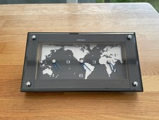 Working Vintage Seiko World Time Clock Desk Mantle