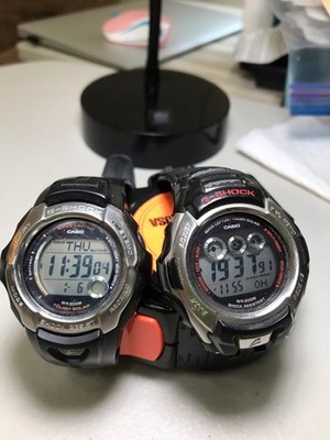 CASIO G-SHOCK 2818 SOLAR WAVE/ 2688 SPORTS WATCH/BATTERIES OK/INSTRUCTIONS