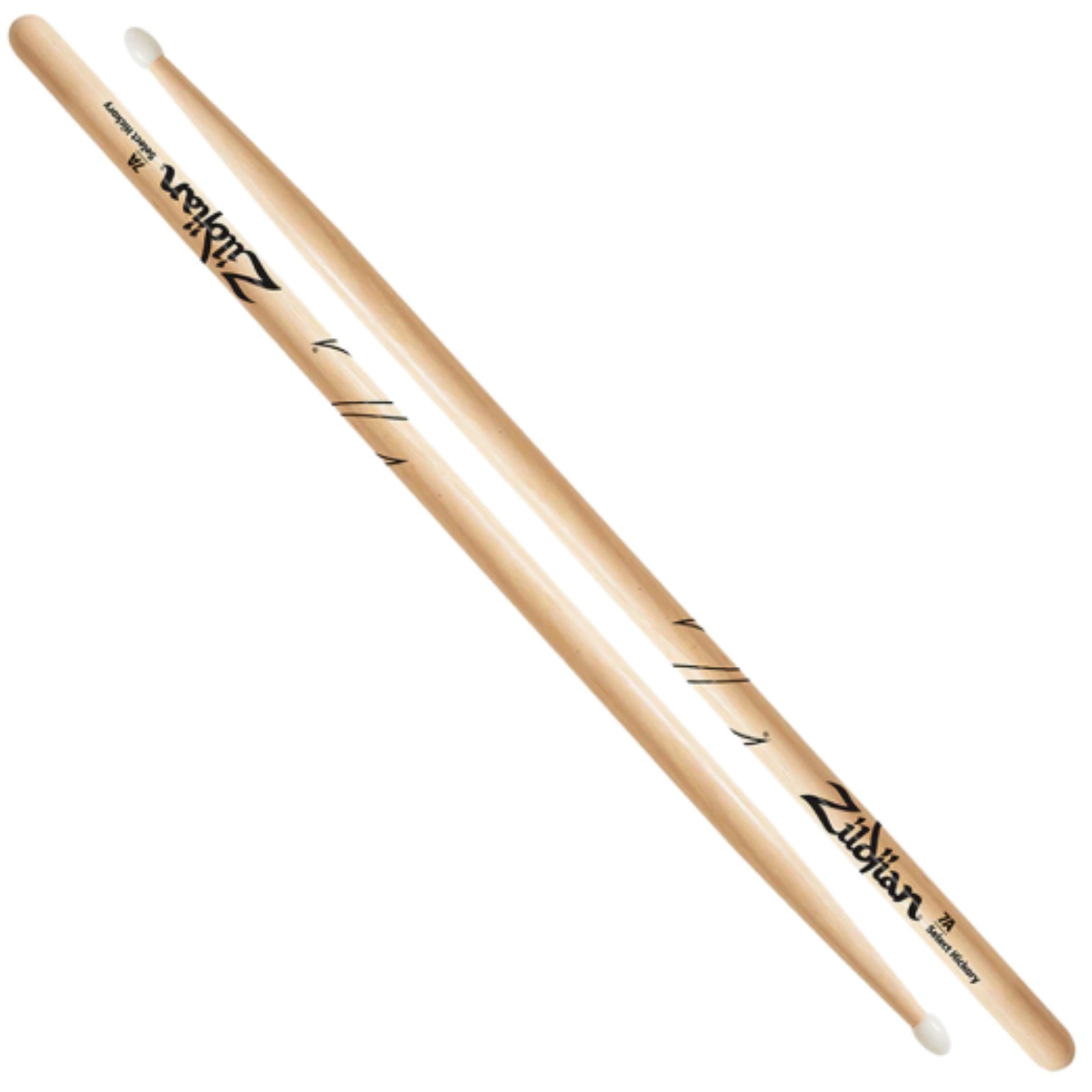 Барабанные палочки Zildjian Hickory серии 7A с круглым нейлоновым наконечником 3490₽