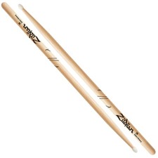 Zildjian Hickory Series 7A Drumsticks, Round Nylon Tip