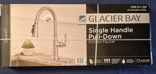Glacier Bay Oswell Pull-Down Sprayer Kitchen Faucet Stainless Steel 1009 514 223
