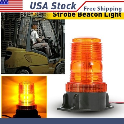 LED Strobe Light Warning Safety Flashing Forklift Lamp Rooftop Tow Tractor Par X
