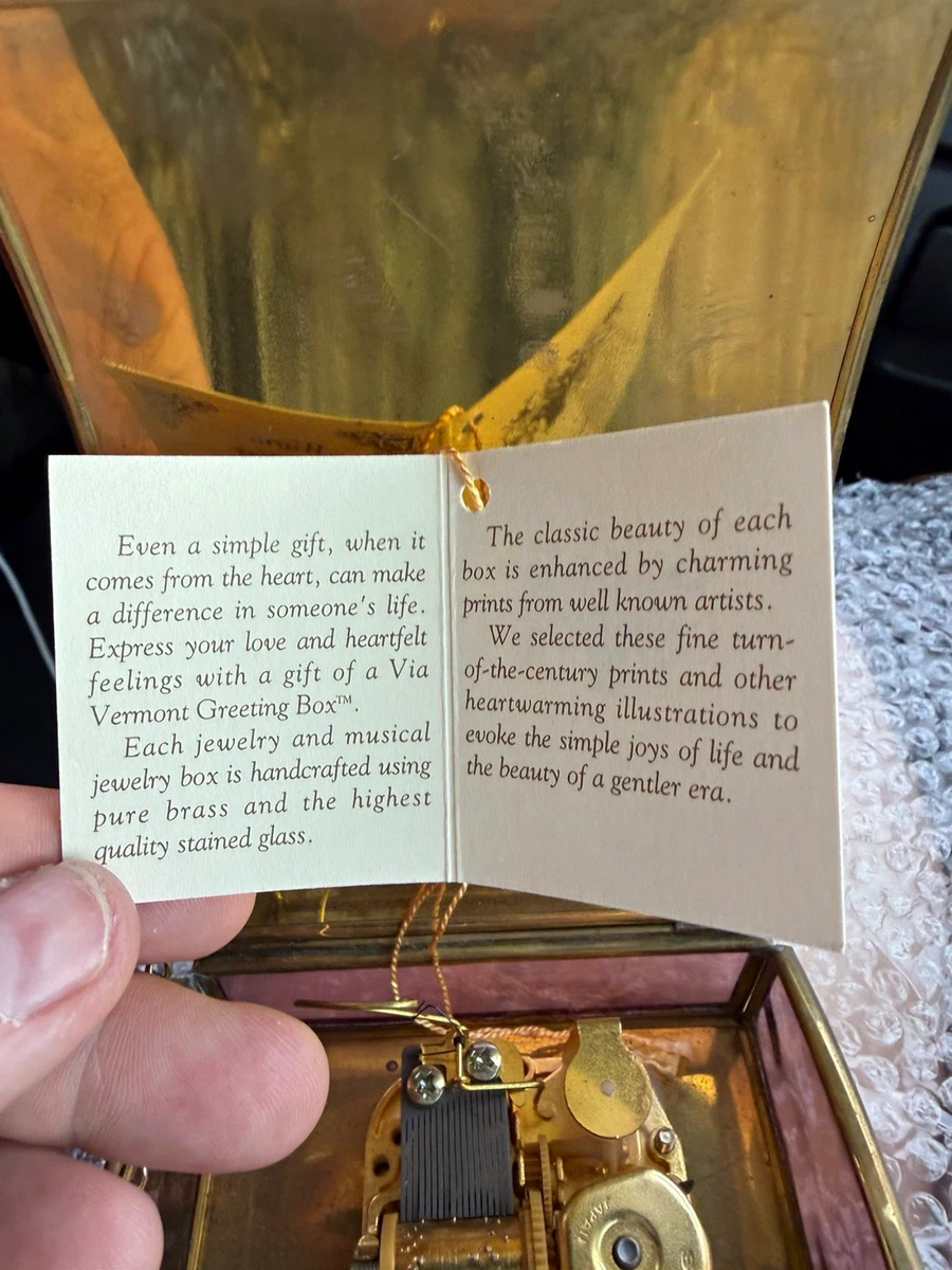Via Vermont Music Box for sale | eBay