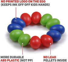 Egg Shaker Set - Non Toxic Baby Musical Instruments and Toddler Percussion - ...