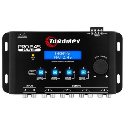 Pro 2.4S DSP Crossover full Digital Signal Processor and Black