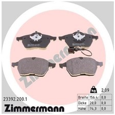 Satz Bremsbeläge Bremsklötze vorne für Seat Leon 1M1 Toledo 2 1M2 | 24302887