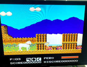 Puss 'n Boots Pero's Great Adventure NES Nintendo Game - Tested & Working