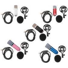 Condenser Microphone with Heart-Shaped Voice Picking Up and Noise Cancelling