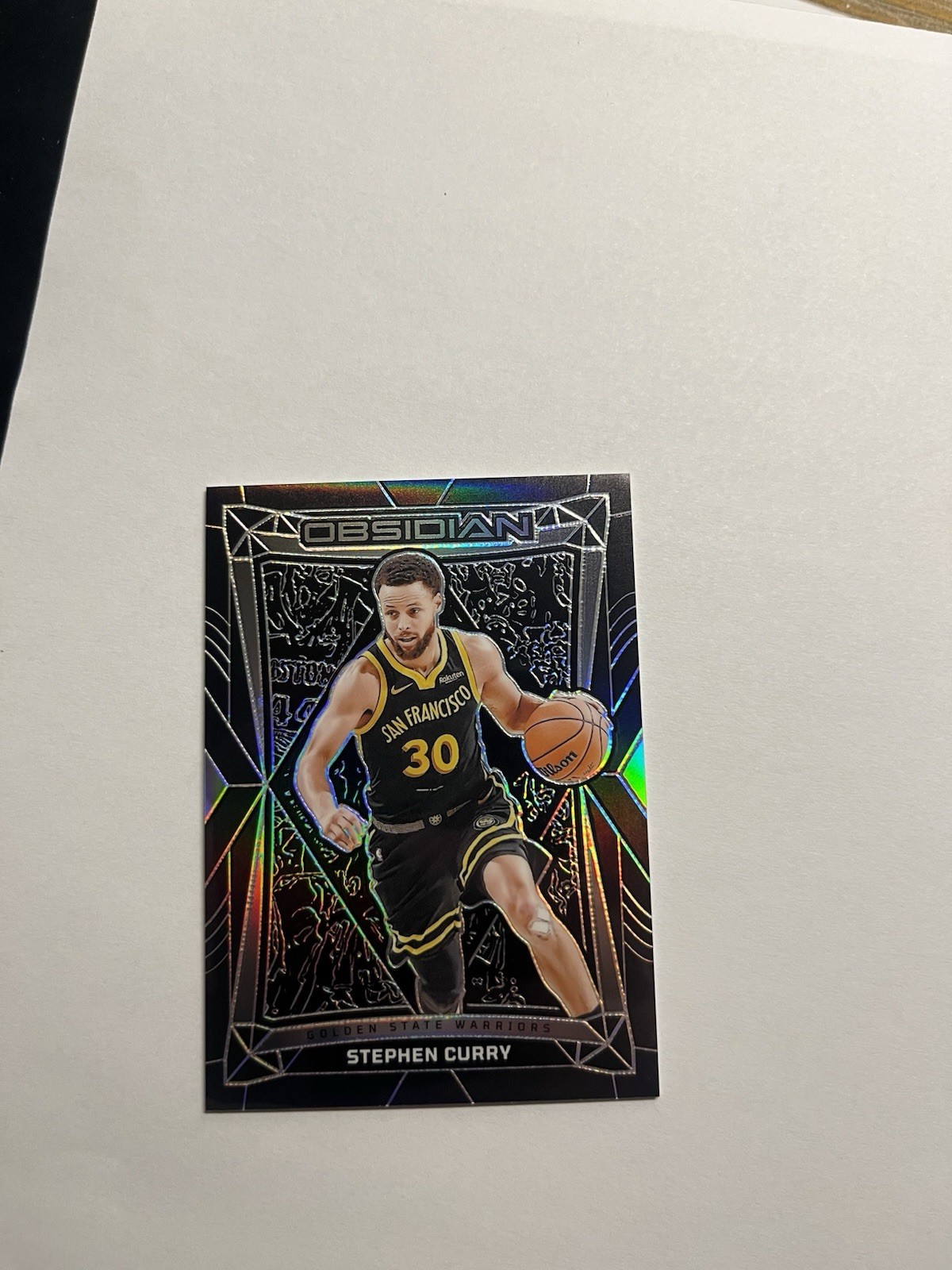 2023-24 Panini Obsidian - Stephen Curry #45 Electric Etch International B5