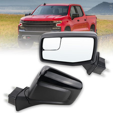 Left Driver Side Mirror Compatible with 2019-2025 Chevy Silverado 1500 with Powe