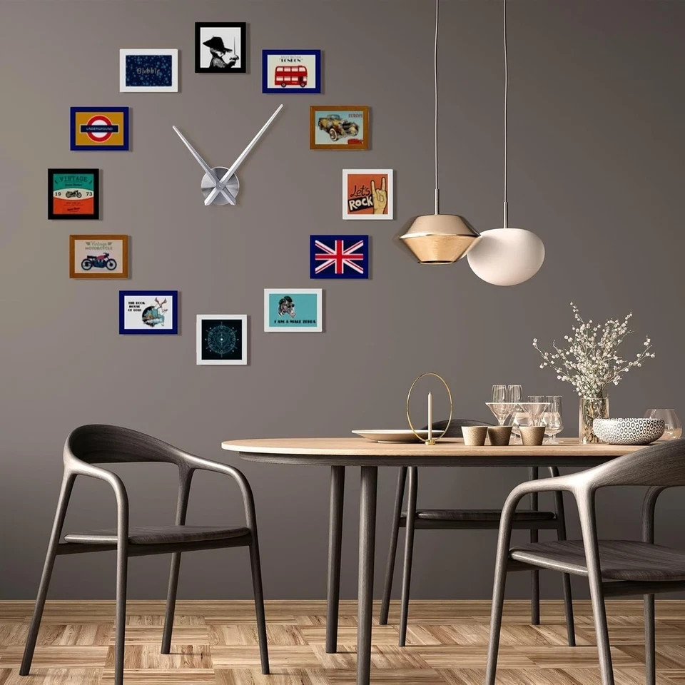 Silent 24 Inch DIY Wall Clock with Large Clock Hands and Motor Kit, DIY 12888...